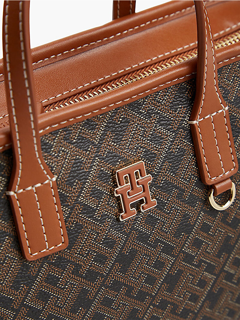 Kadın TH Monoplay Mini Tote Çanta Siyah AW0AW188480GJ