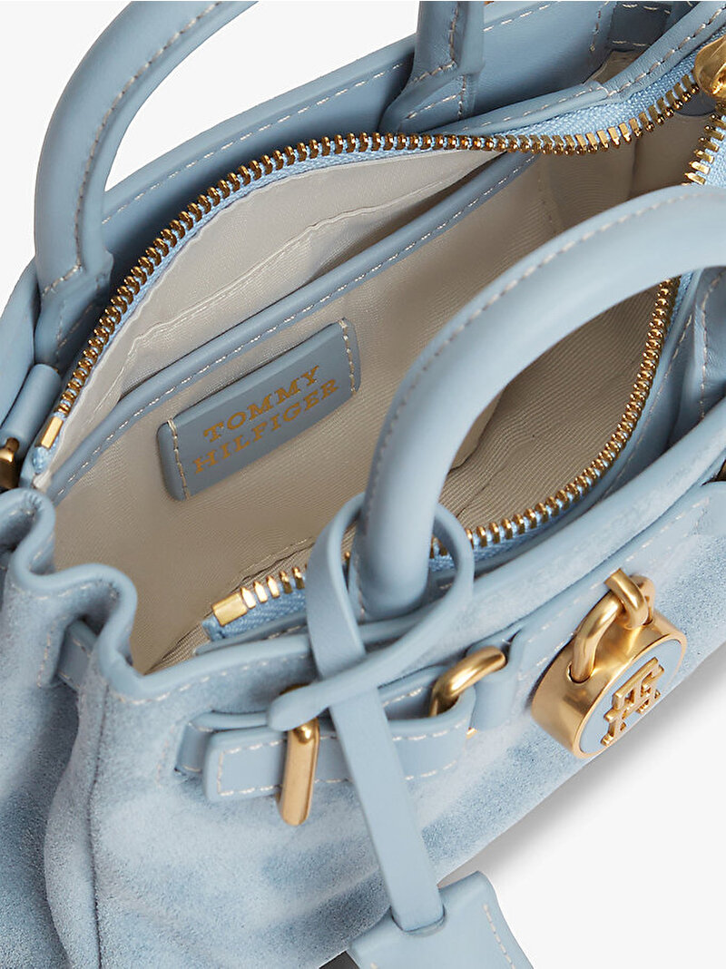 Kadın American Icon Micro Tote Çanta Mavi AW0AW18853C1Y