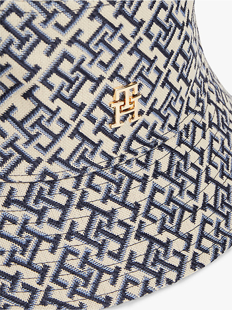 Kadın TH Monogram Bucket Şapka Lacivert AW0AW18868DW6