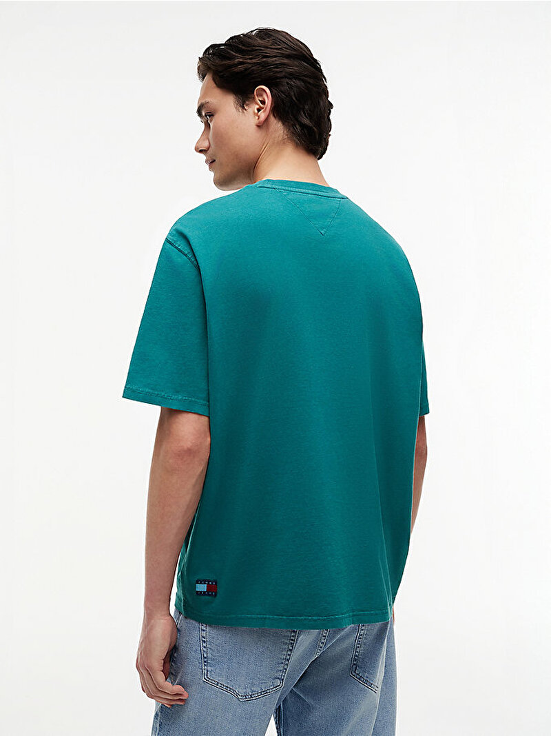 Erkek TJM 90s New Classics T-shirt Yeşil DM0DM22545L8J