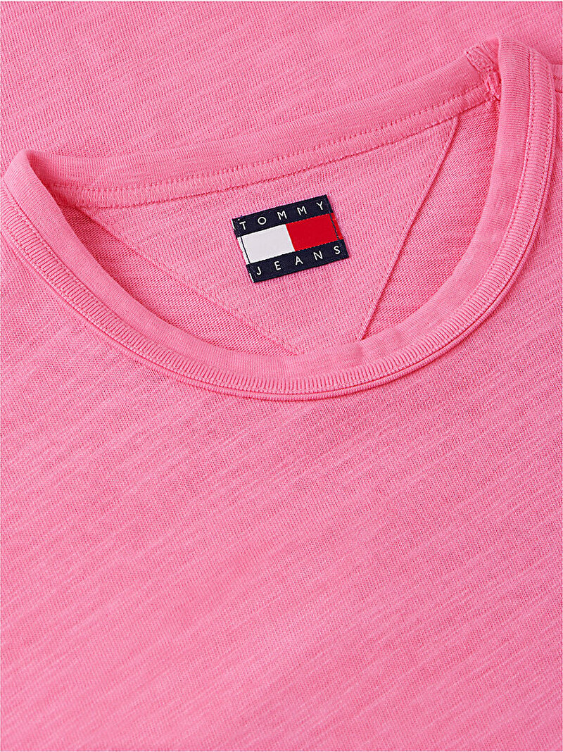 Erkek TJM Relax Novelty T-shirt Pembe DM0DM23190TOU