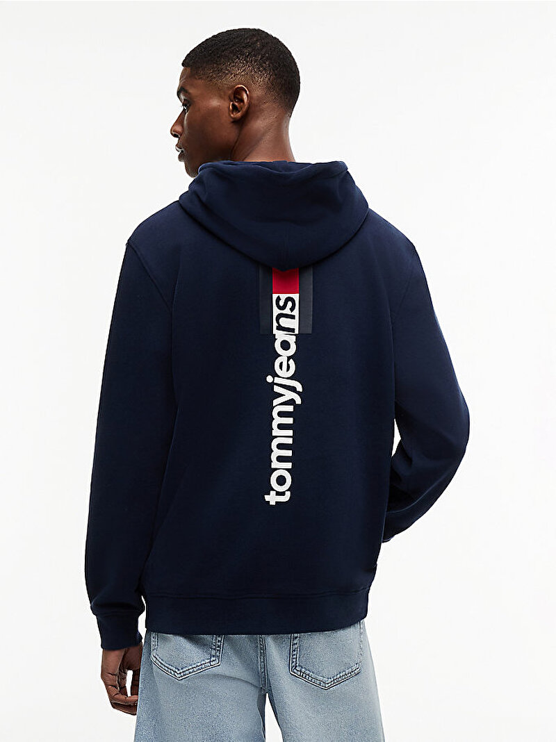 Erkek TJM Regular Entry Hoodie Lacivert DM0DM23393C1G
