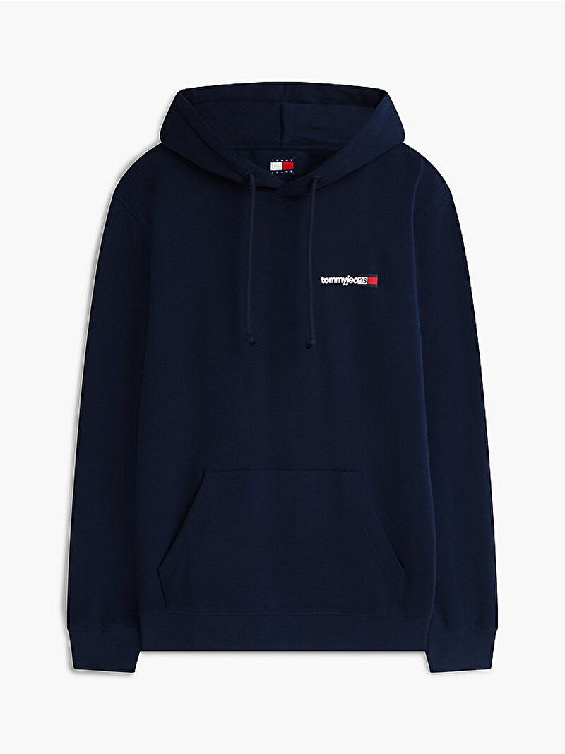 Erkek TJM Regular Entry Hoodie Lacivert DM0DM23393C1G