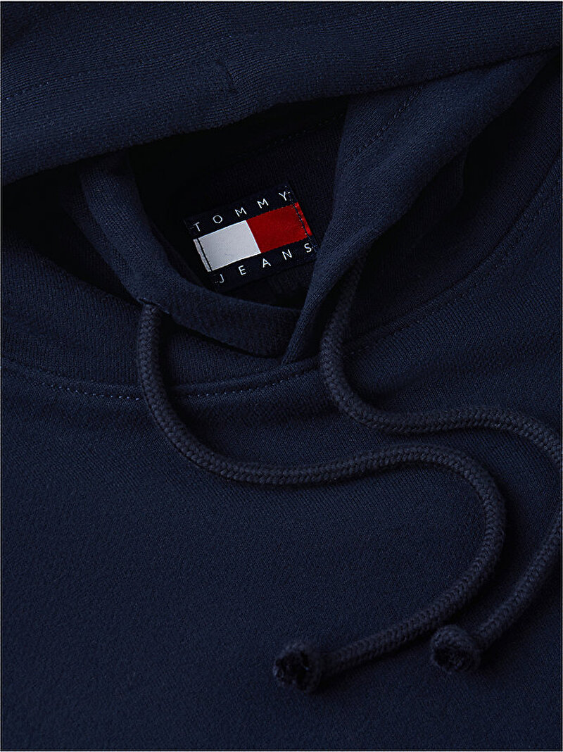 Erkek TJM Regular Entry Hoodie Lacivert DM0DM23393C1G