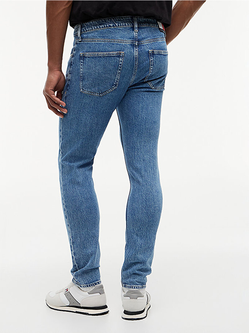 Erkek Austin Slim Tapered Jean Pantolon Mavi DM0DM236431AB