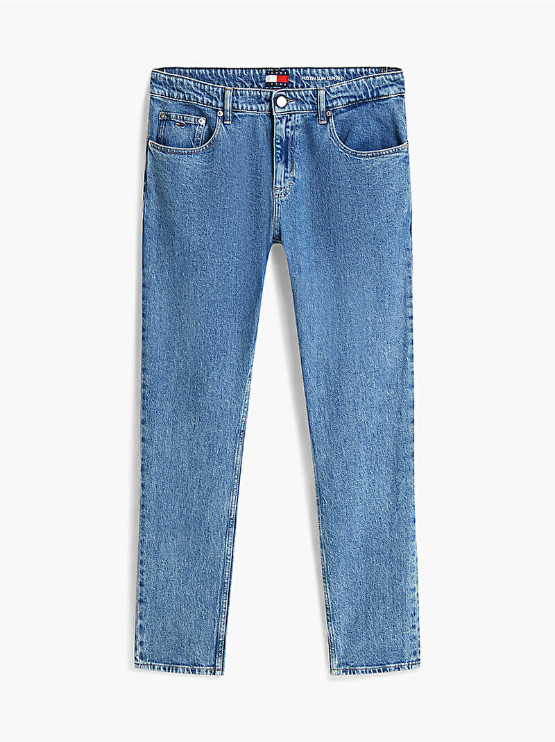 Erkek Austin Slim Tapered Jean Pantolon Mavi DM0DM236431AB