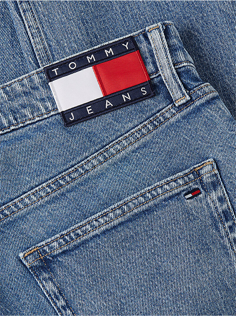 Erkek Austin Slim Tapered Jean Pantolon Mavi DM0DM236431AB