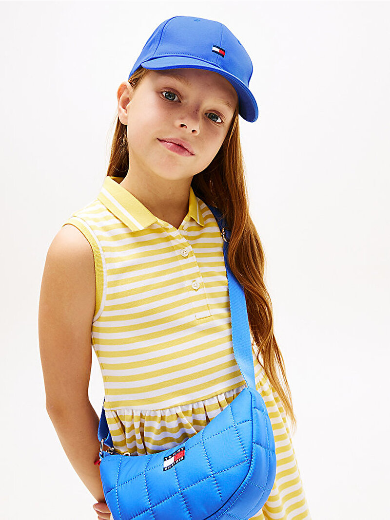 Çocuk Unisex Small Flag Şapka Mavi KA0KA00025C6H