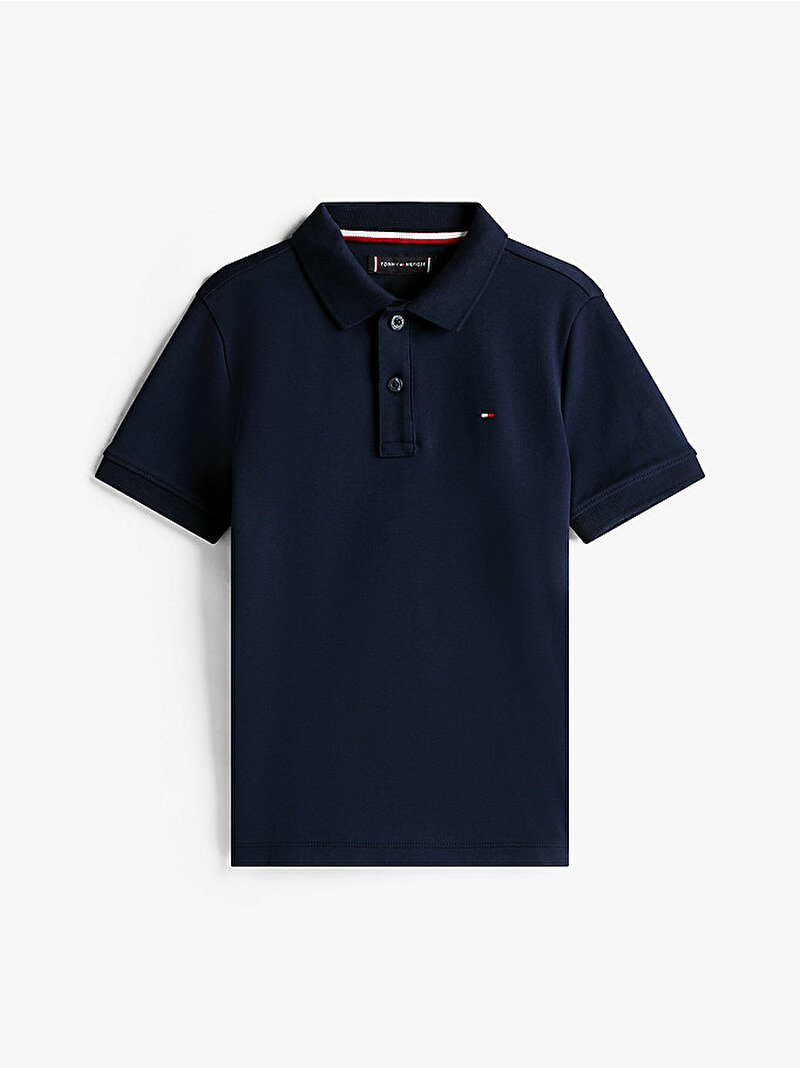 Erkek Çocuk Interlock Polo T-shirt Lacivert KB0KB10007C1G