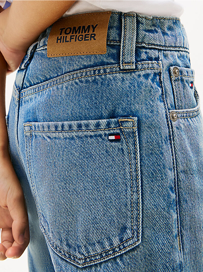 Erkek Çocuk Relaxed Mid Blue Jean Pantolon Mavi KB0KB104011CF
