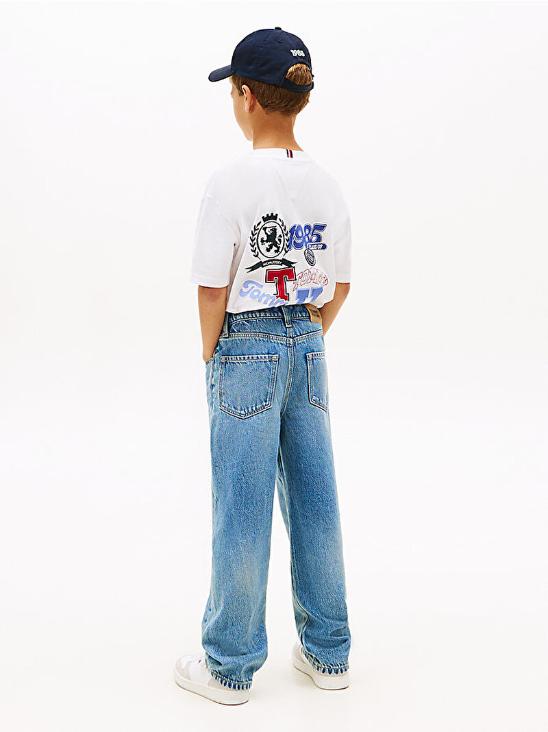 Erkek Çocuk Relaxed Mid Blue Jean Pantolon Mavi KB0KB104011CF