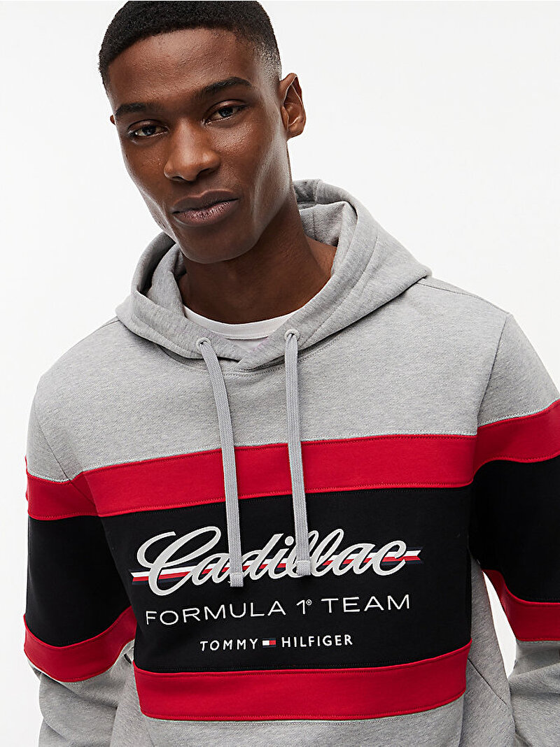 Unisex TH X CF1 Panelled Sweatshirt Gri MN0MN00085P01