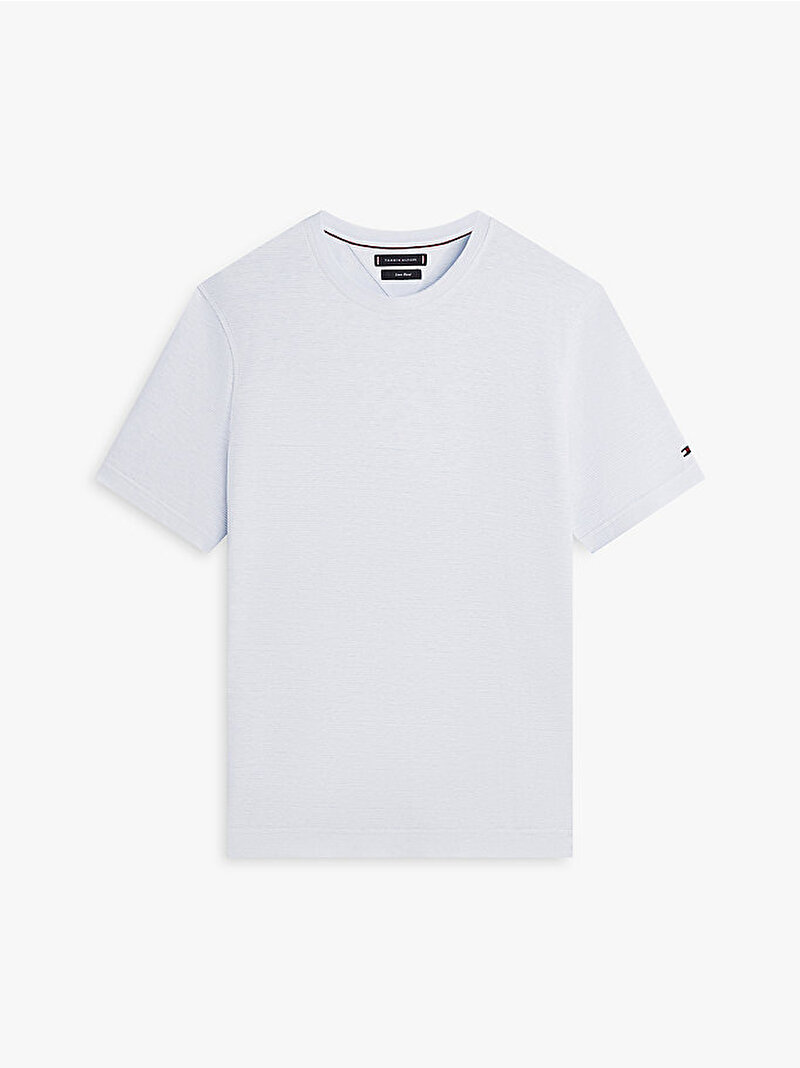 Erkek Linen T-shirt Mavi MW0MW42675C1O