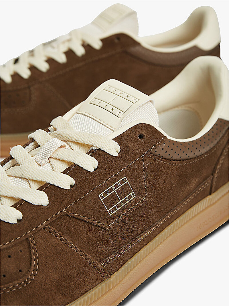 Erkek The Greenwich Edge Sneaker Kahverengi EM0EM01732GV0