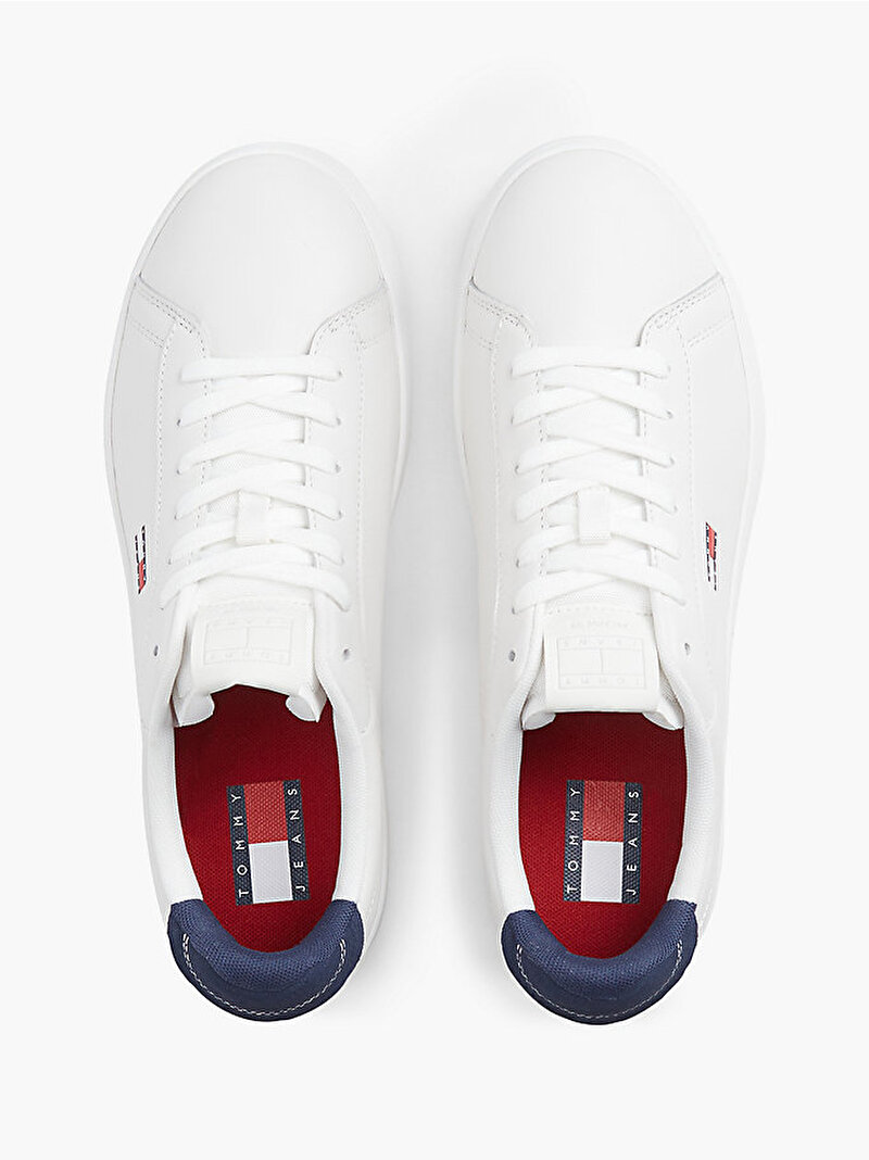 Erkek Archive '98 Leather Sneaker Beyaz EM0EM017910GZ