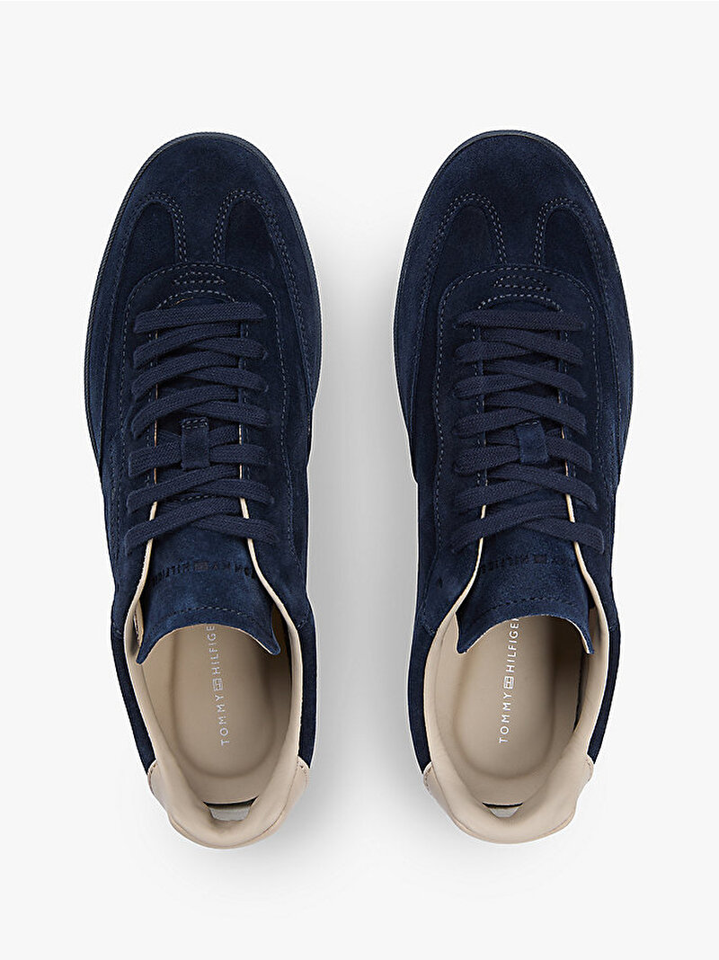 Erkek TH Lux Suede Sneaker Lacivert FM0FM05816DW5