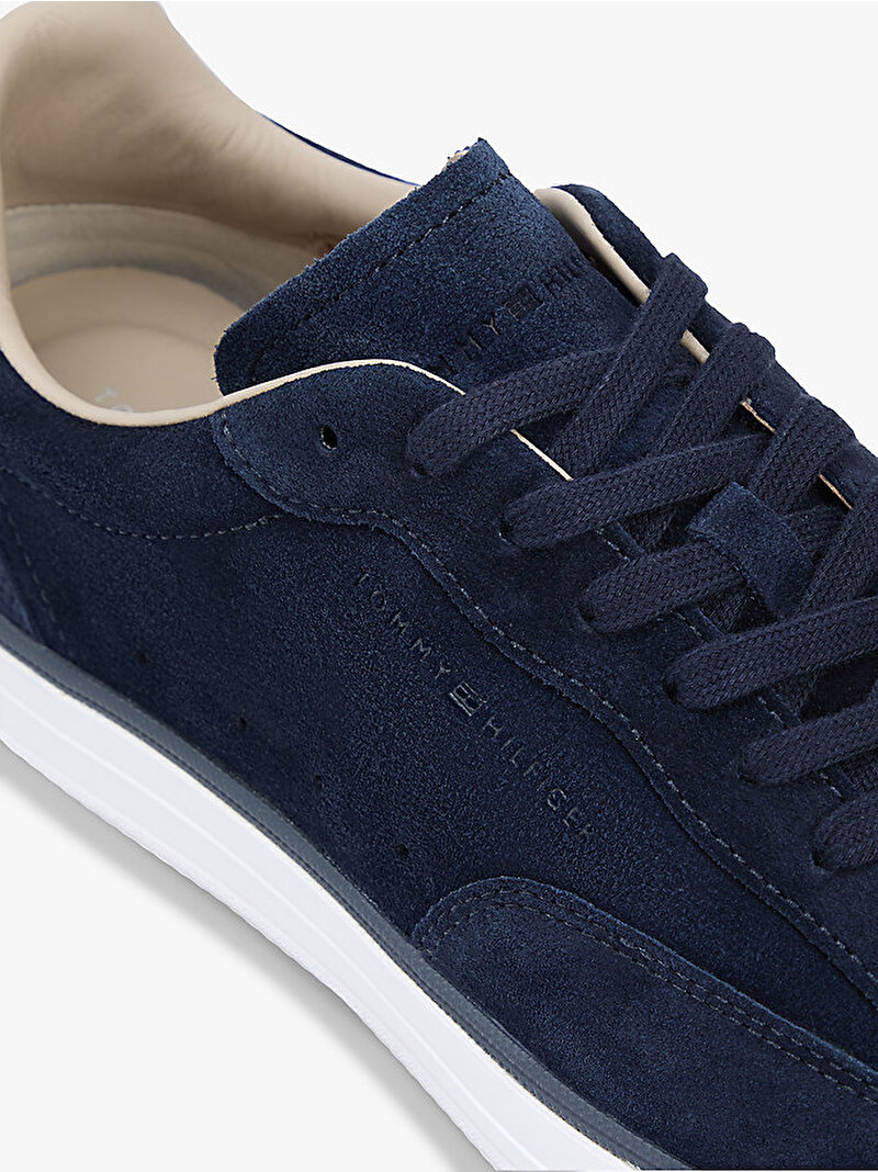 Erkek TH Lux Suede Sneaker Lacivert FM0FM05816DW5