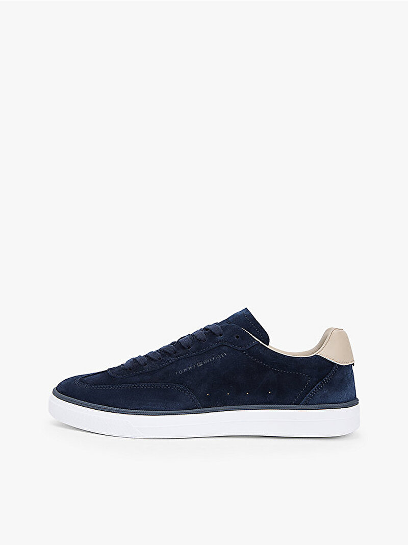 Erkek TH Lux Suede Sneaker Lacivert FM0FM05816DW5