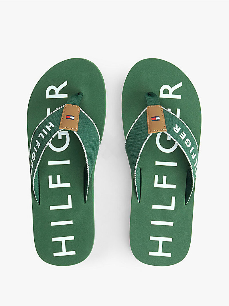 Erkek Sporty Hilfiger Plaj Terliği Yeşil FM0FM05913L2N