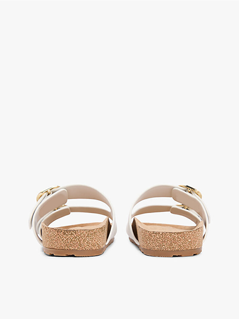 Kadın TH Classic Cork Sandalet Ekru FW0FW09118YBL