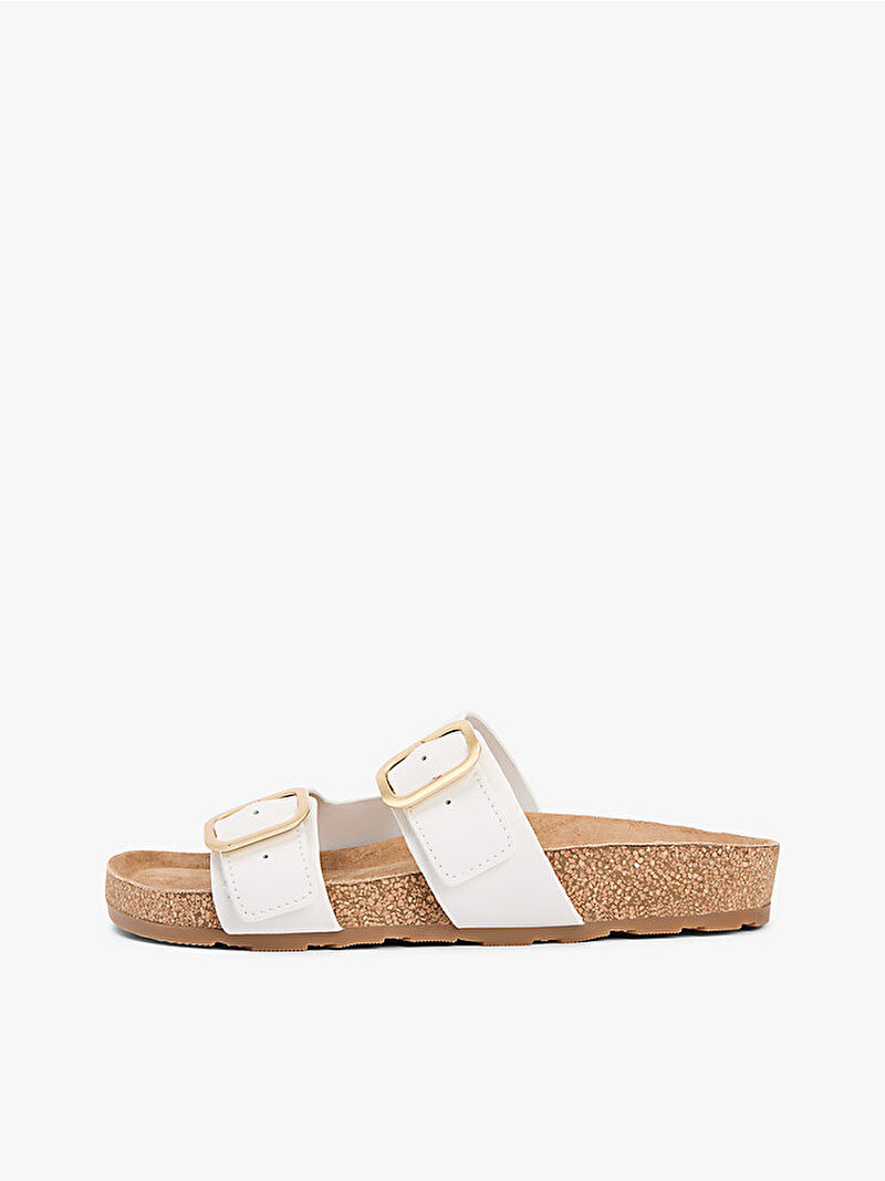 Kadın TH Classic Cork Sandalet Ekru FW0FW09118YBL