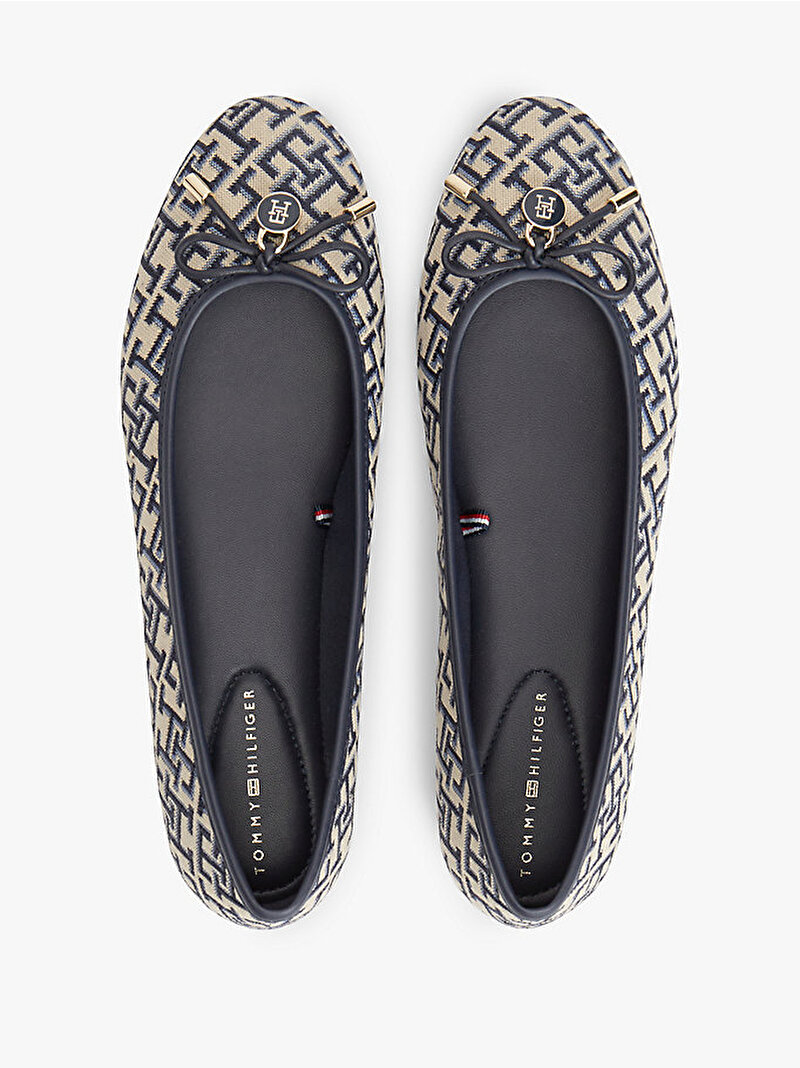 Kadın TH Charm Jacquard Babet Lacivert FW0FW09504DW6