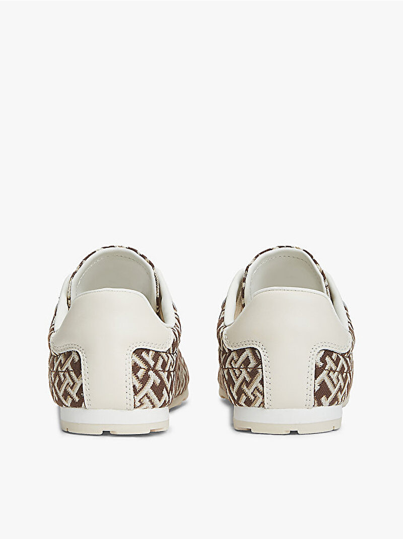 Kadın Bella Monogram Sneaker Kahverengi FW0FW09523GSZ