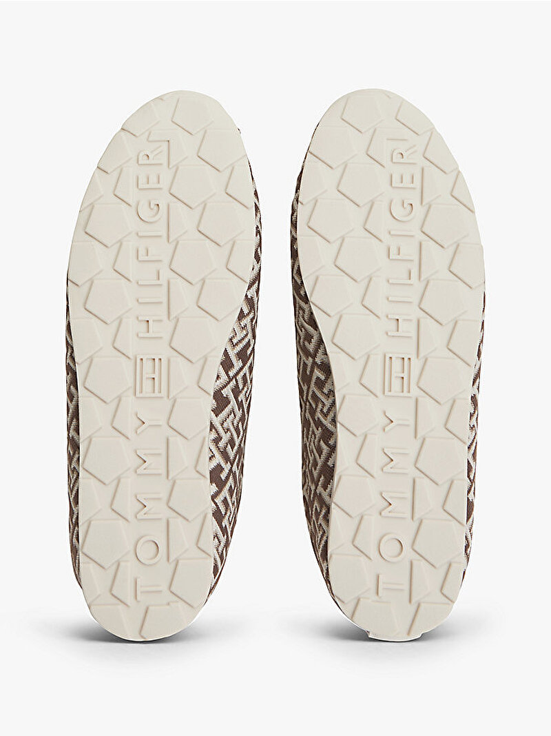 Kadın Bella Monogram Sneaker Kahverengi FW0FW09523GSZ