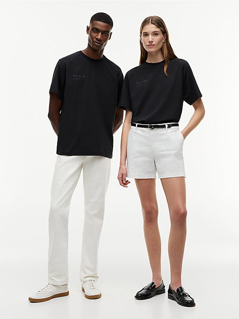 Unisex US Sailgp T-shirt Siyah MN0MN00044BDS
