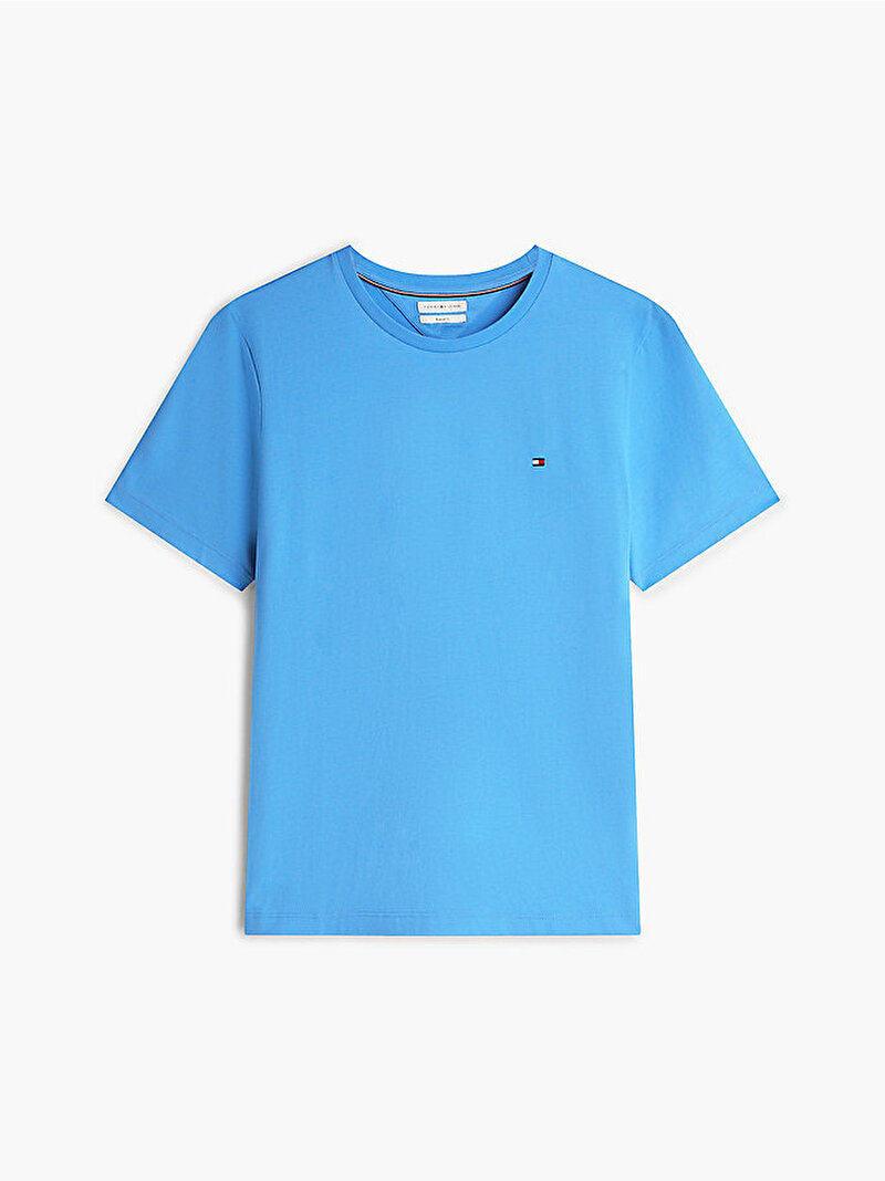 Erkek Essential Seasonal Regular Fit T-shirt Mavi MW0MW39995C30