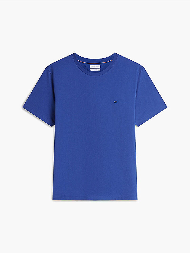 Erkek Essential Seasonal Regular Fit T-shirt Mavi MW0MW39995C6Z