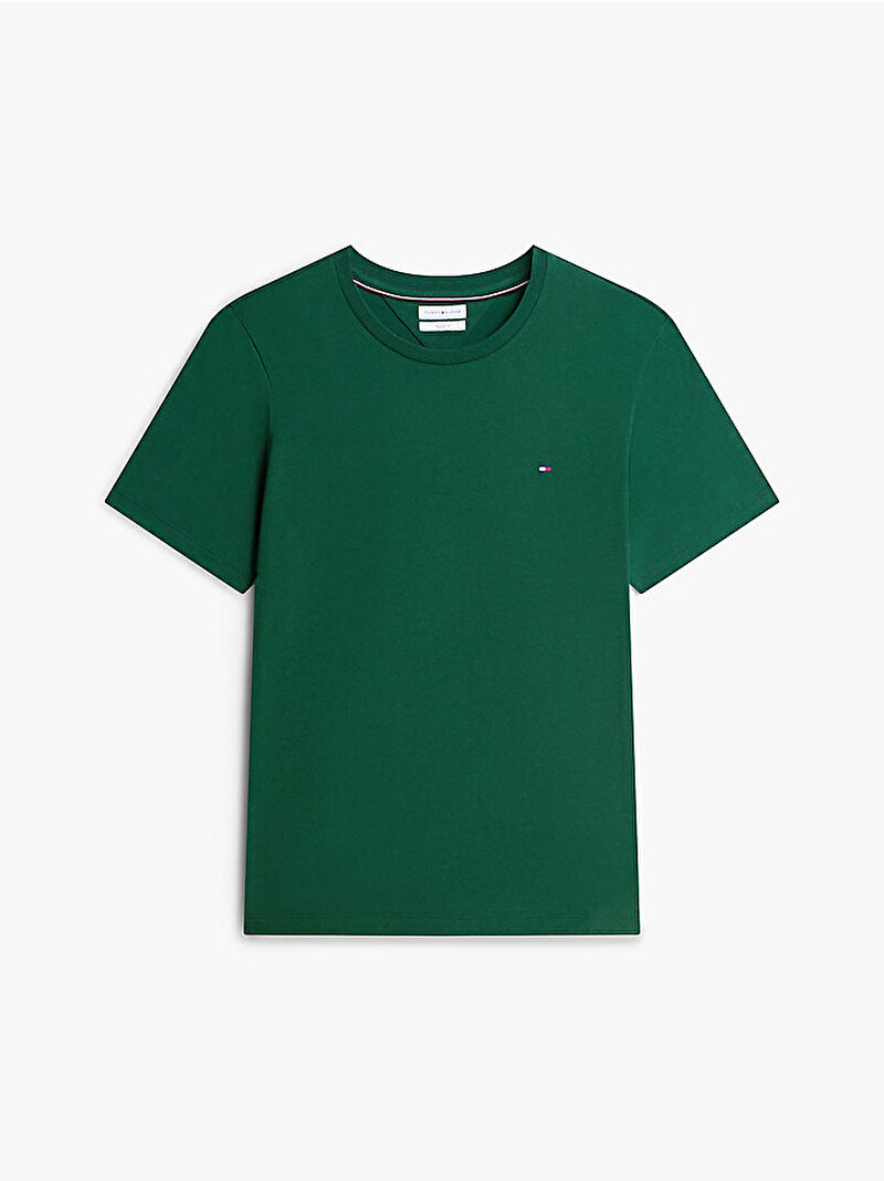 Erkek Essential Seasonal Regular Fit T-shirt Yeşil MW0MW39995L2N