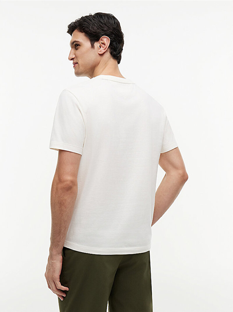 Erkek Essential Seasonal Regular Fit T-shirt Beyaz MW0MW39995Z00