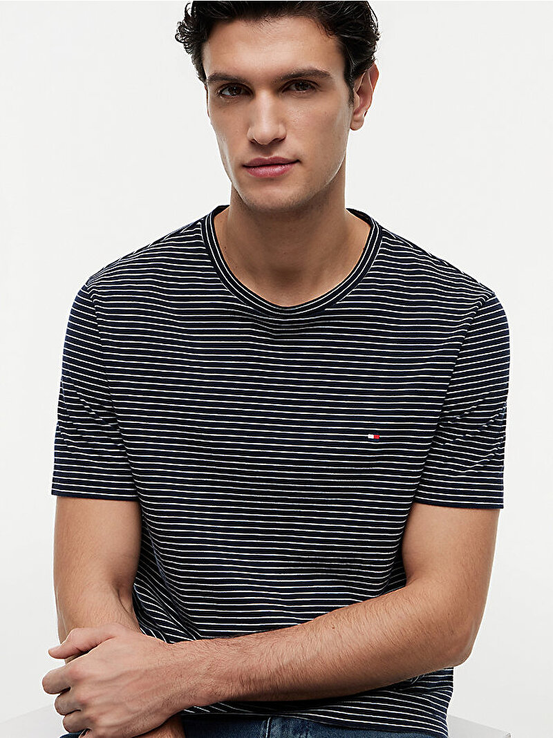 Erkek Essential Seasonal Regular Fit T-shirt Kahverengi MW0MW409230A7