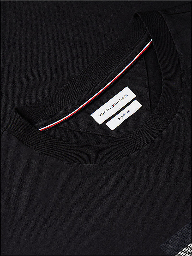 Erkek Flag Regular T-shirt Siyah MW0MW43226BDS