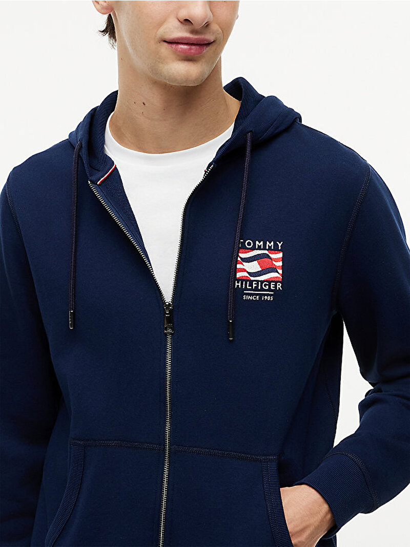 Erkek Rwb Box Flag Sweatshirt Lacivert MW0MW43382DCC