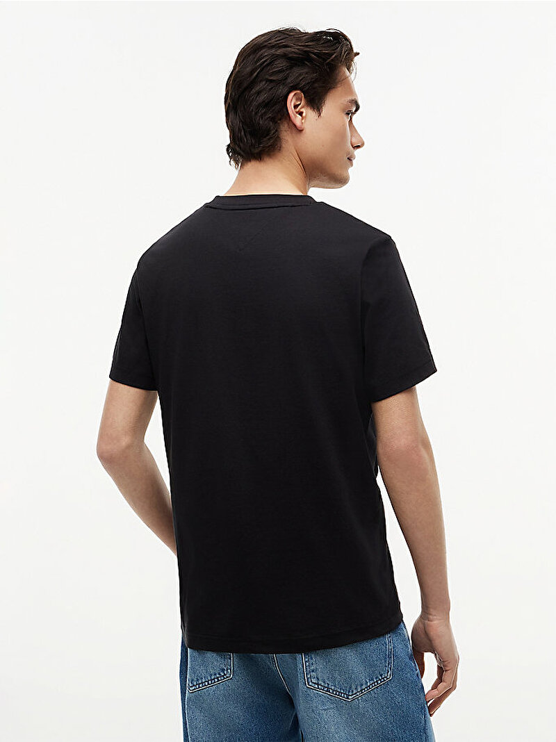 Erkek Rwb Box Flag Regular T-shirt Siyah MW0MW43390BDS