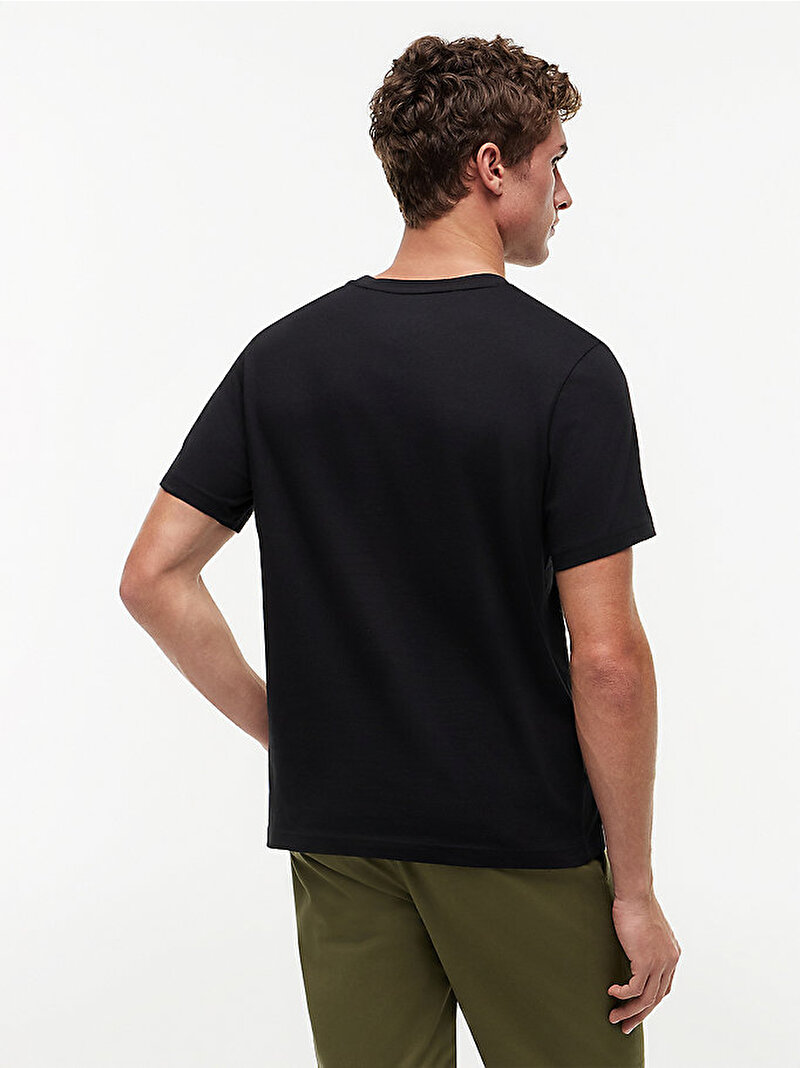 Erkek Brand Love New T-shirt Siyah MW0MW44359BDS