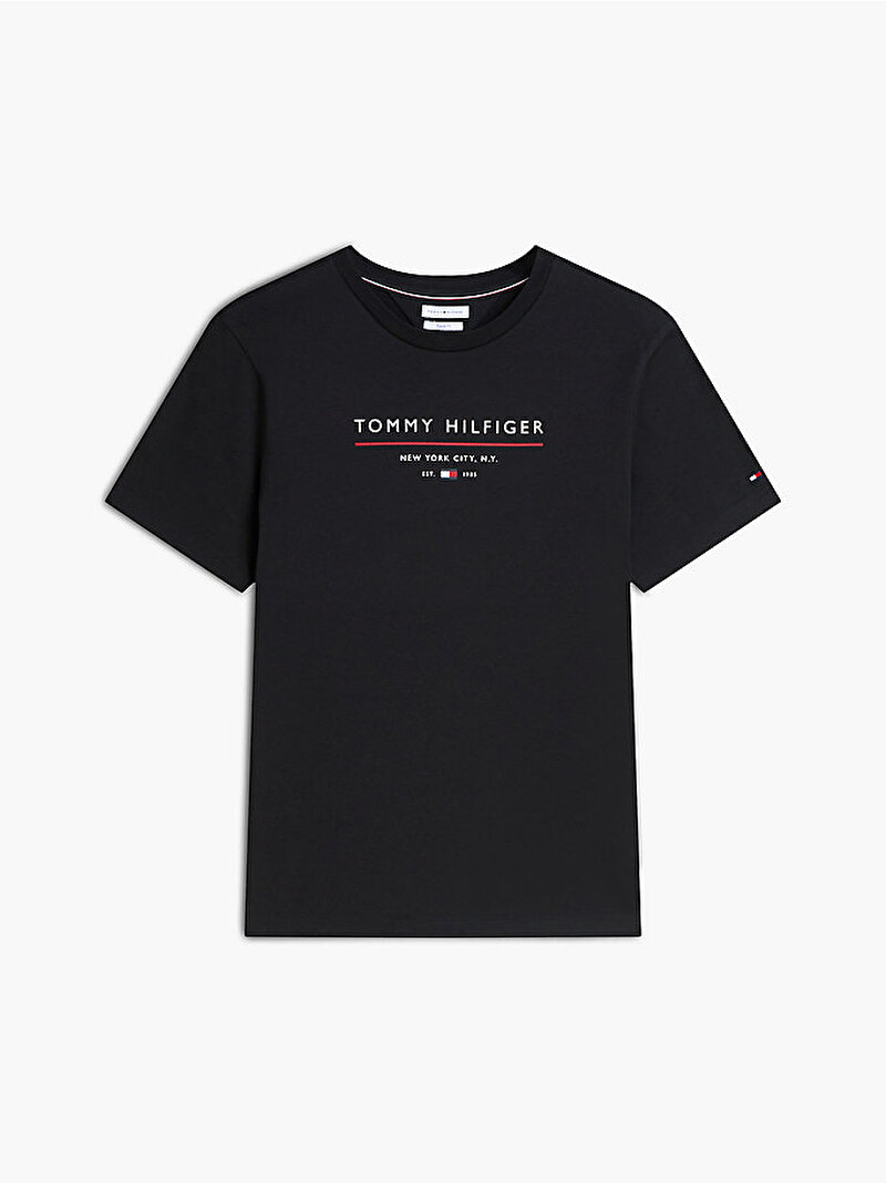 Erkek Brand Love New T-shirt Siyah MW0MW44359BDS