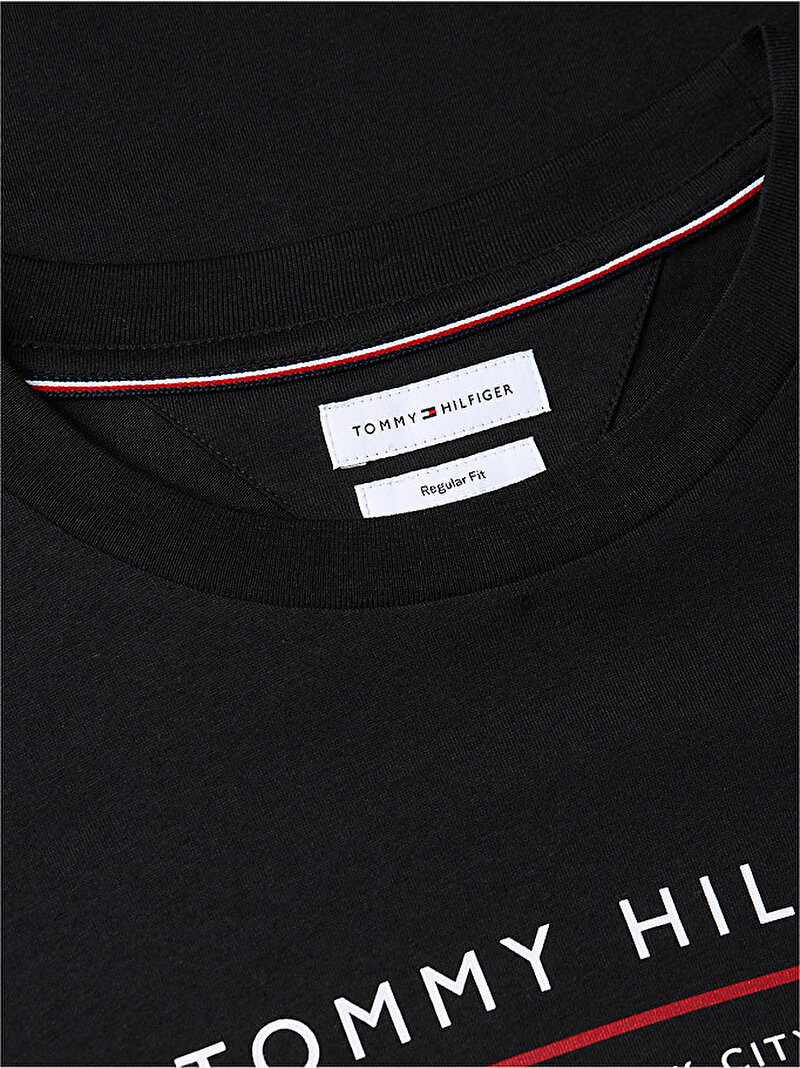Erkek Brand Love New T-shirt Siyah MW0MW44359BDS