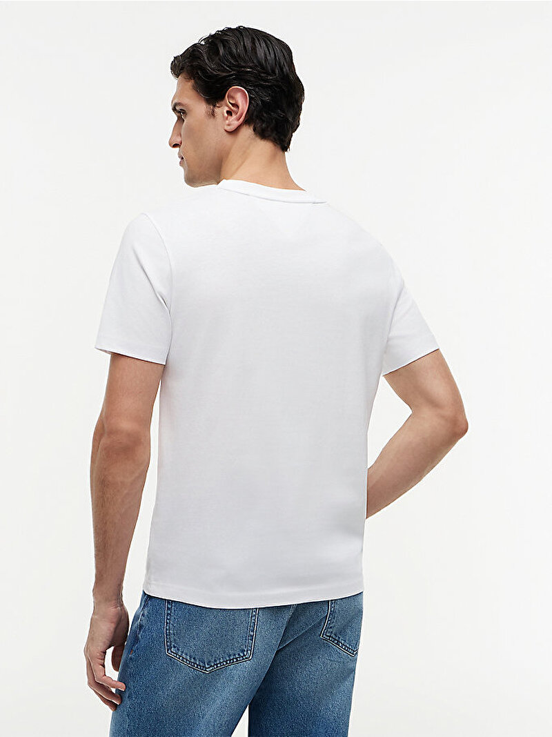 Erkek Brand Love New T-shirt Beyaz MW0MW44359YBR