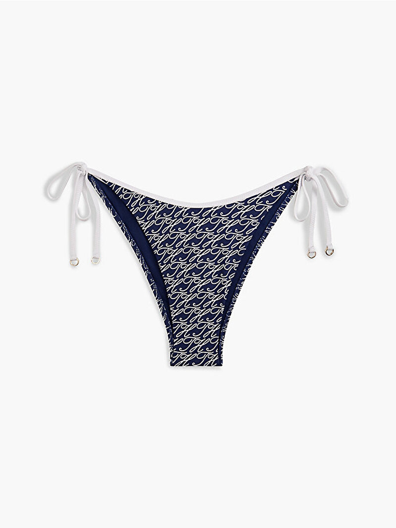 Kadın Desenli Bikini Altı Lacivert UW0UW064490YK