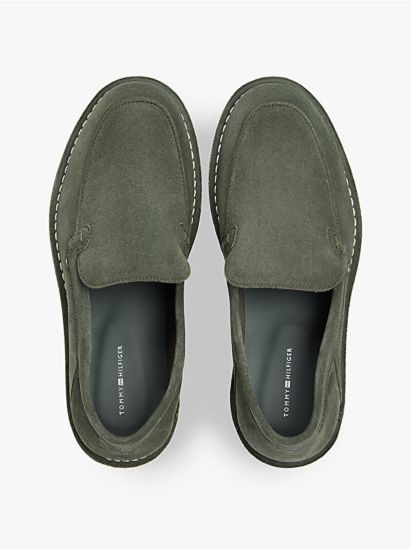Erkek Hilfiger Stitchdown Loafer Yeşil FM0FM05782M2A