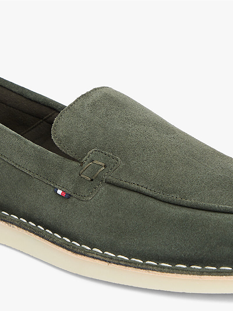 Erkek Hilfiger Stitchdown Loafer Yeşil FM0FM05782M2A