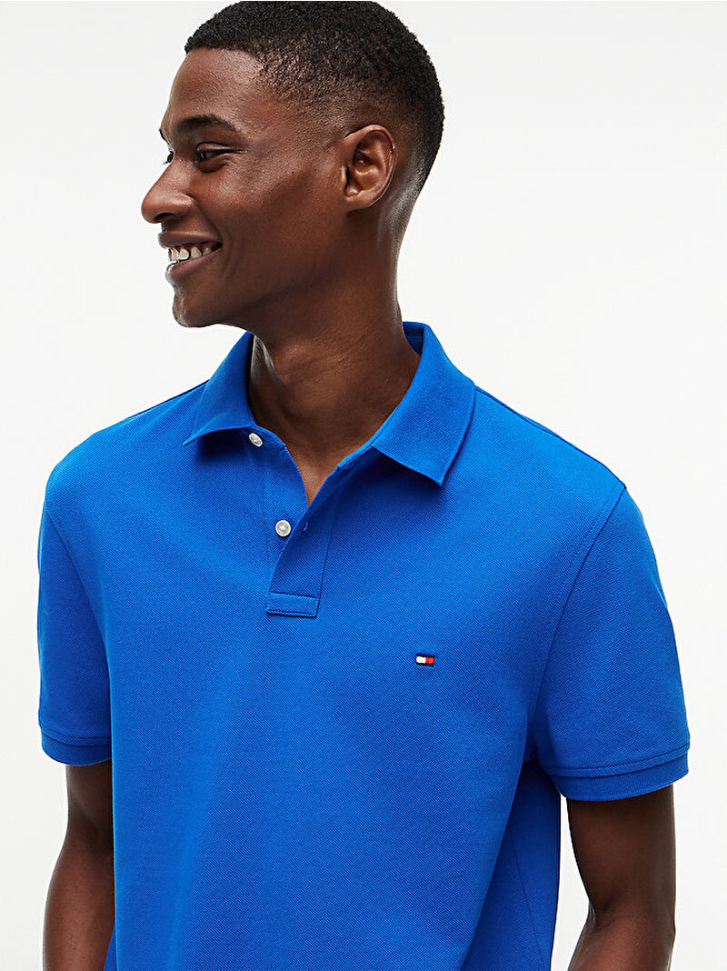 Erkek 1985 Regular Polo T-shirt Mavi MW0MW17770C7F