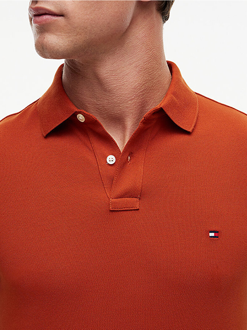 Erkek 1985 Regular Polo T-shirt Turuncu MW0MW17770S0F