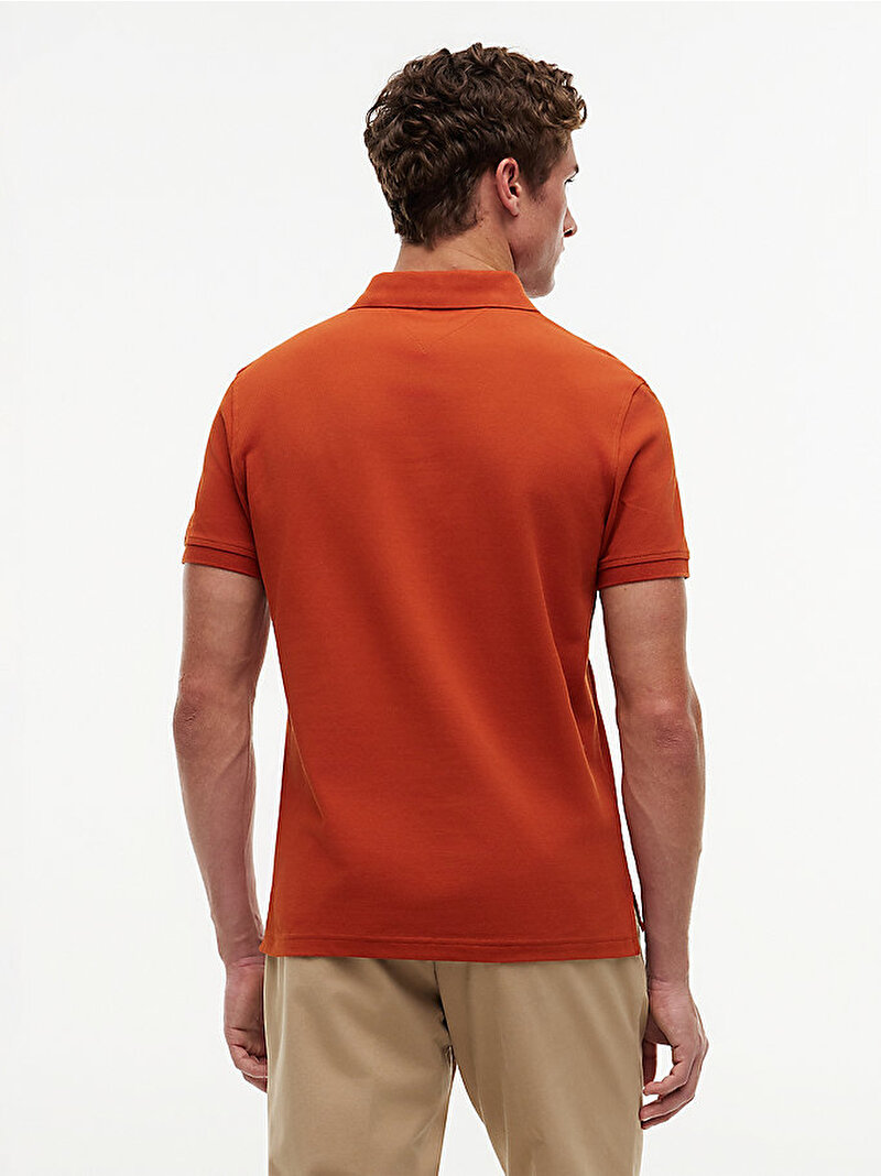 Erkek 1985 Regular Polo T-shirt Turuncu MW0MW17770S0F