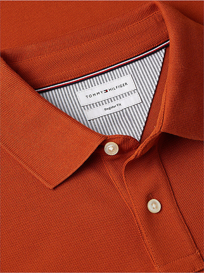 Erkek 1985 Regular Polo T-shirt Turuncu MW0MW17770S0F