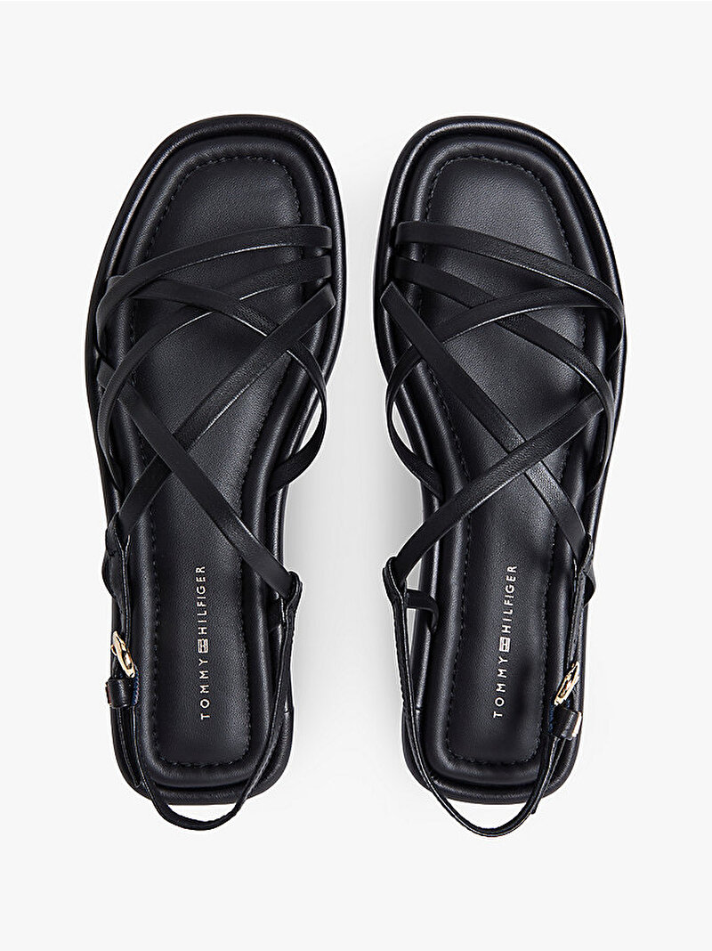 Kadın Flat Strappy Sandalet Siyah FW0FW09220BDS