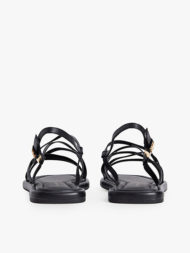 Kadın Flat Strappy Sandalet Siyah FW0FW09220BDS